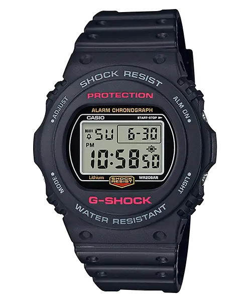 G-Shock Digital Black Resin Band Watch DW5750E-1D