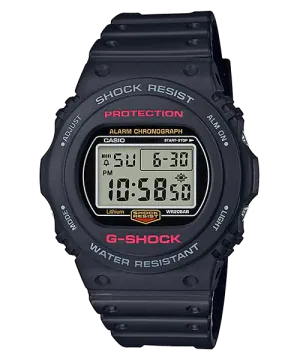 G-Shock Digital Black Resin Band Watch DW5750E-1D