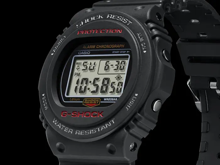 G-Shock Digital Black Resin Band Watch DW5750E-1D