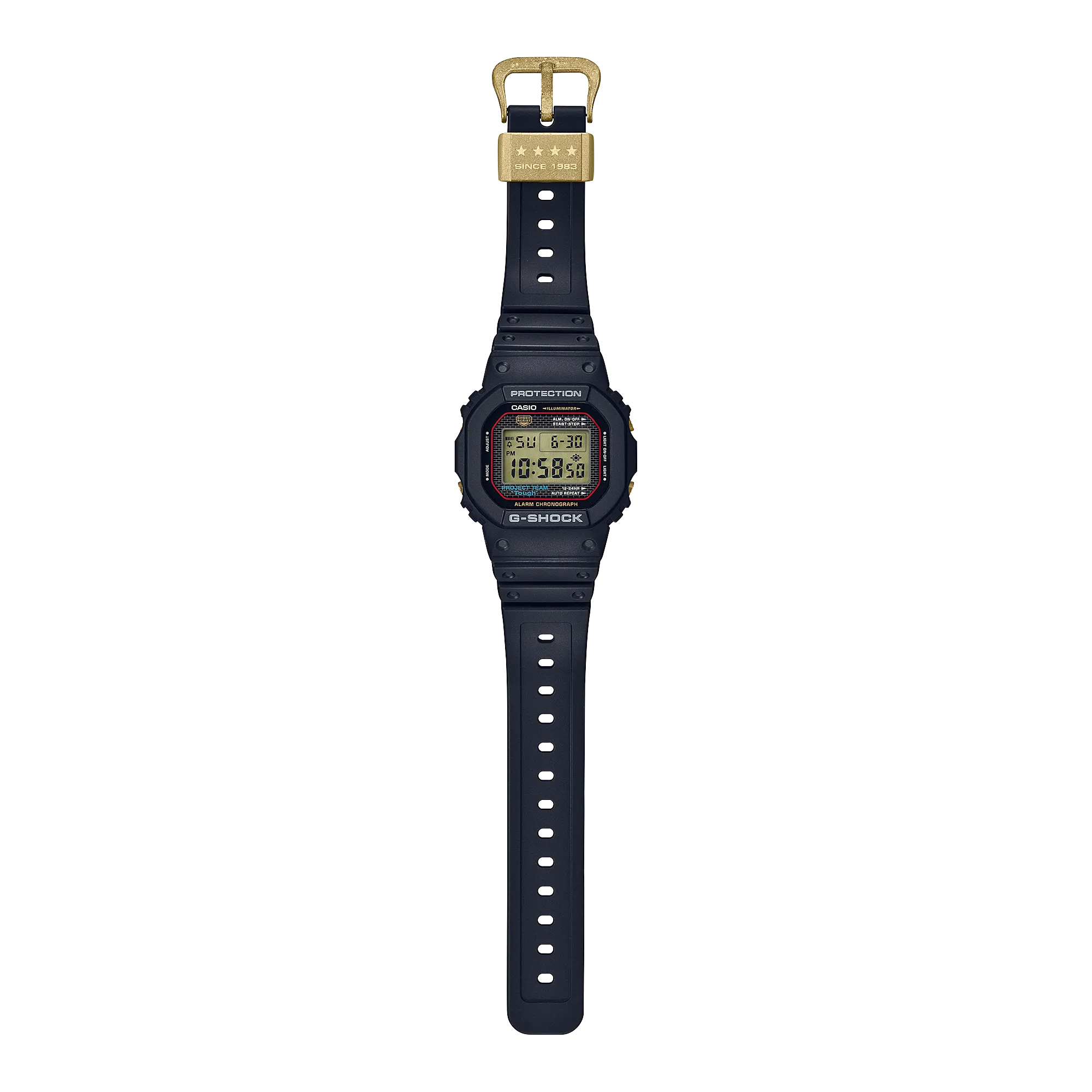 G-Shock Digital Black Rubber Band Men's Watch DW5040PG-1D