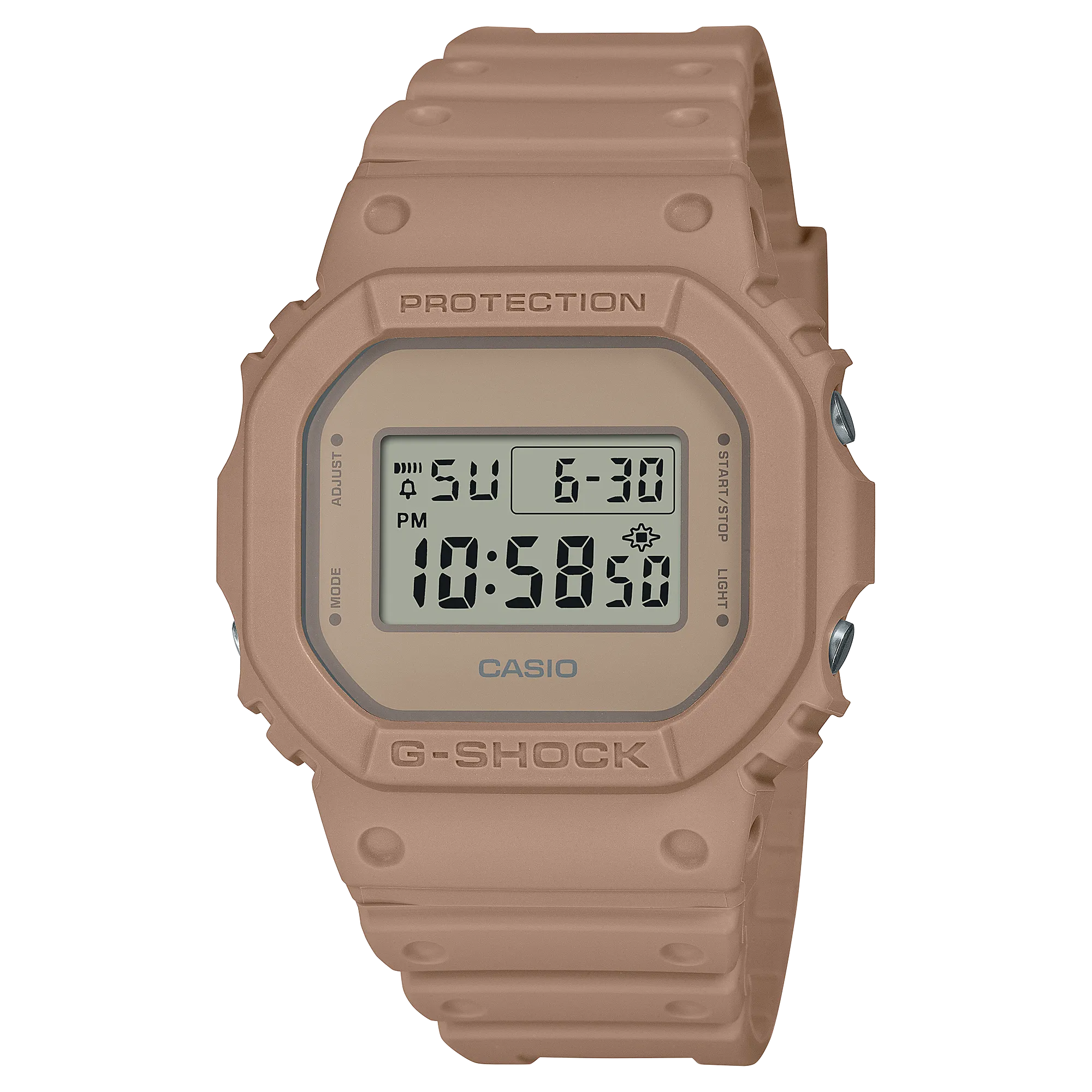 G-Shock Digital Brown Resin Band Watch DW5600NC-5D