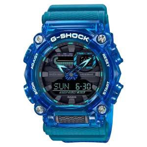 G-Shock DUO Sound Wave Blue Mens Watch GA900SKL-2A