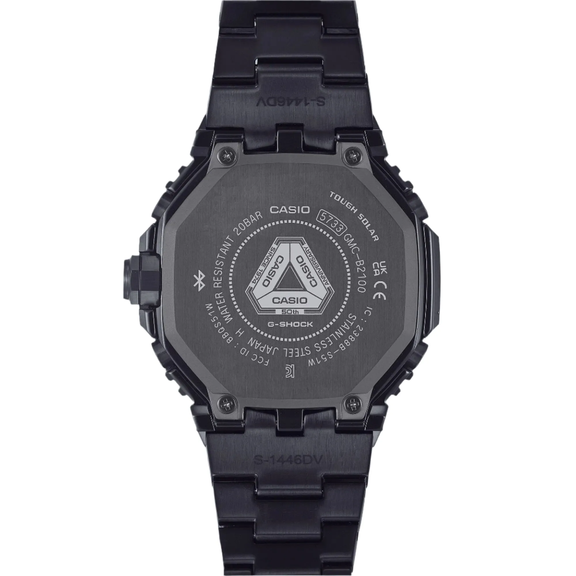 G-Shock Full Metal Black Dial Black Resin Band Watch GMCB2100ZE-1A