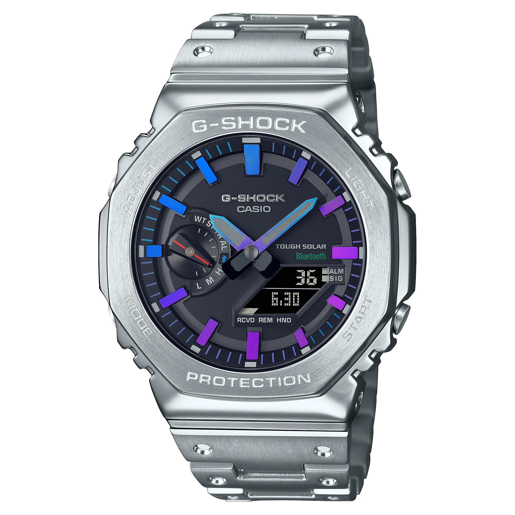 G-Shock Full Metal DUO Polychromatic Black Dial Watch GMB2100PC-1A