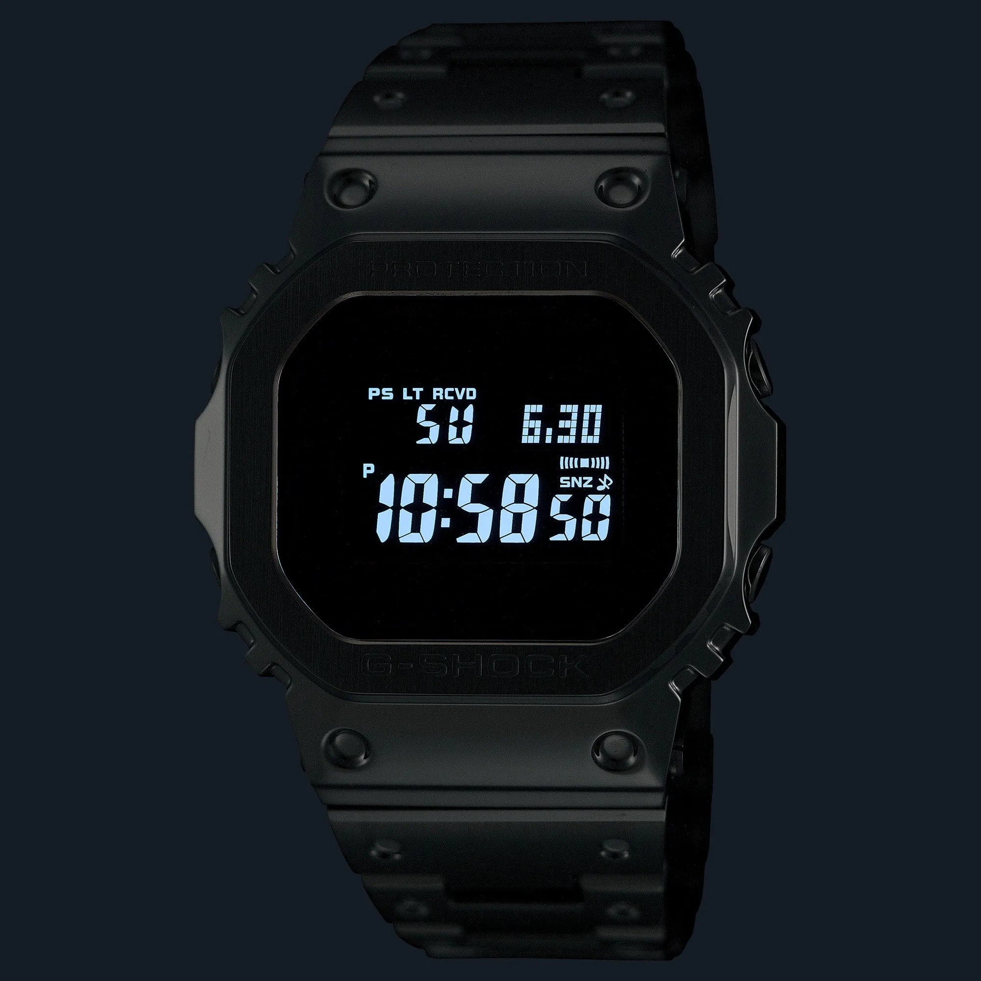 G-Shock Full Metal Silver Stainless Steel Watch GMWB5000D-2D
