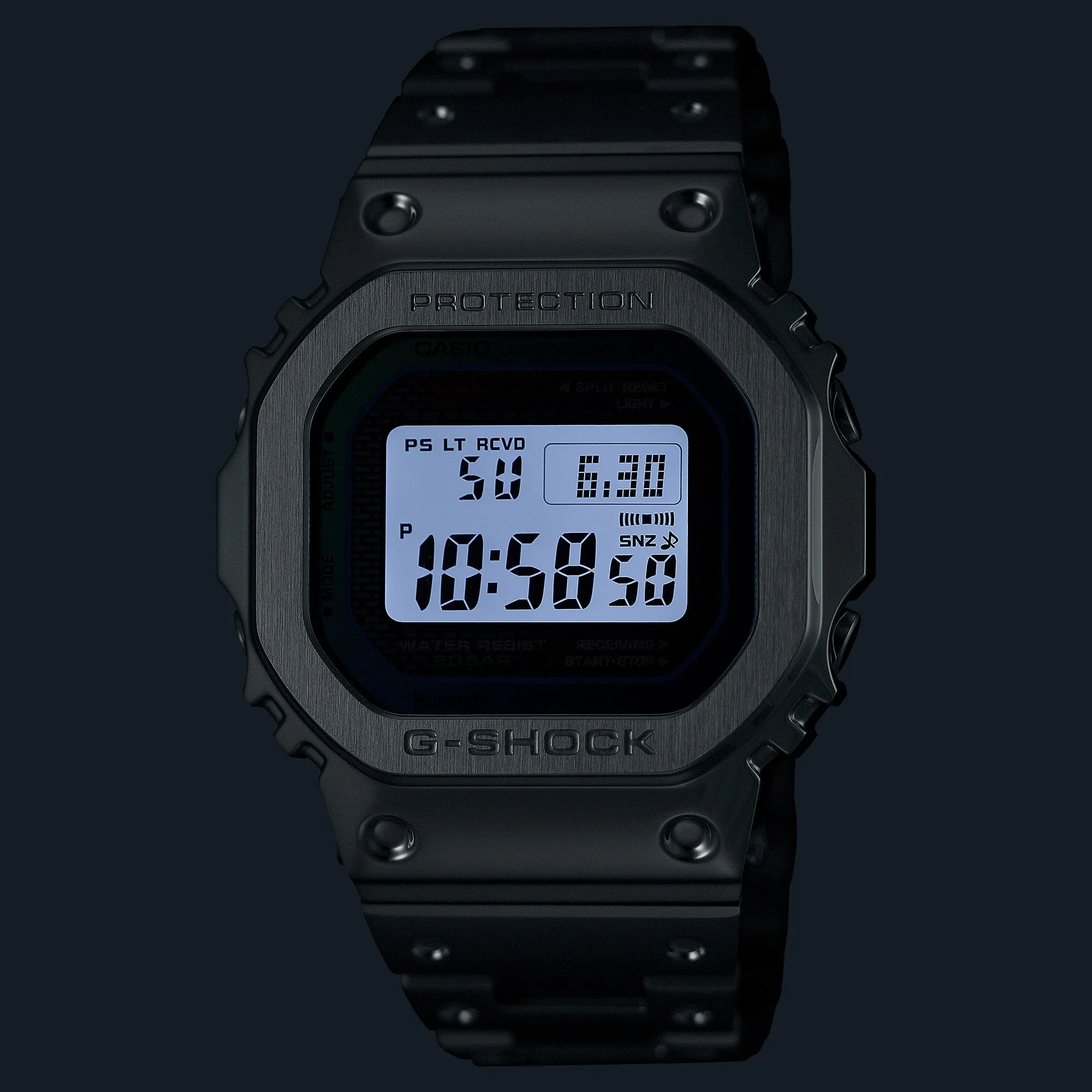 G-Shock Full Metal Silver Stainless Steel Watch GMWB5000PC-1D