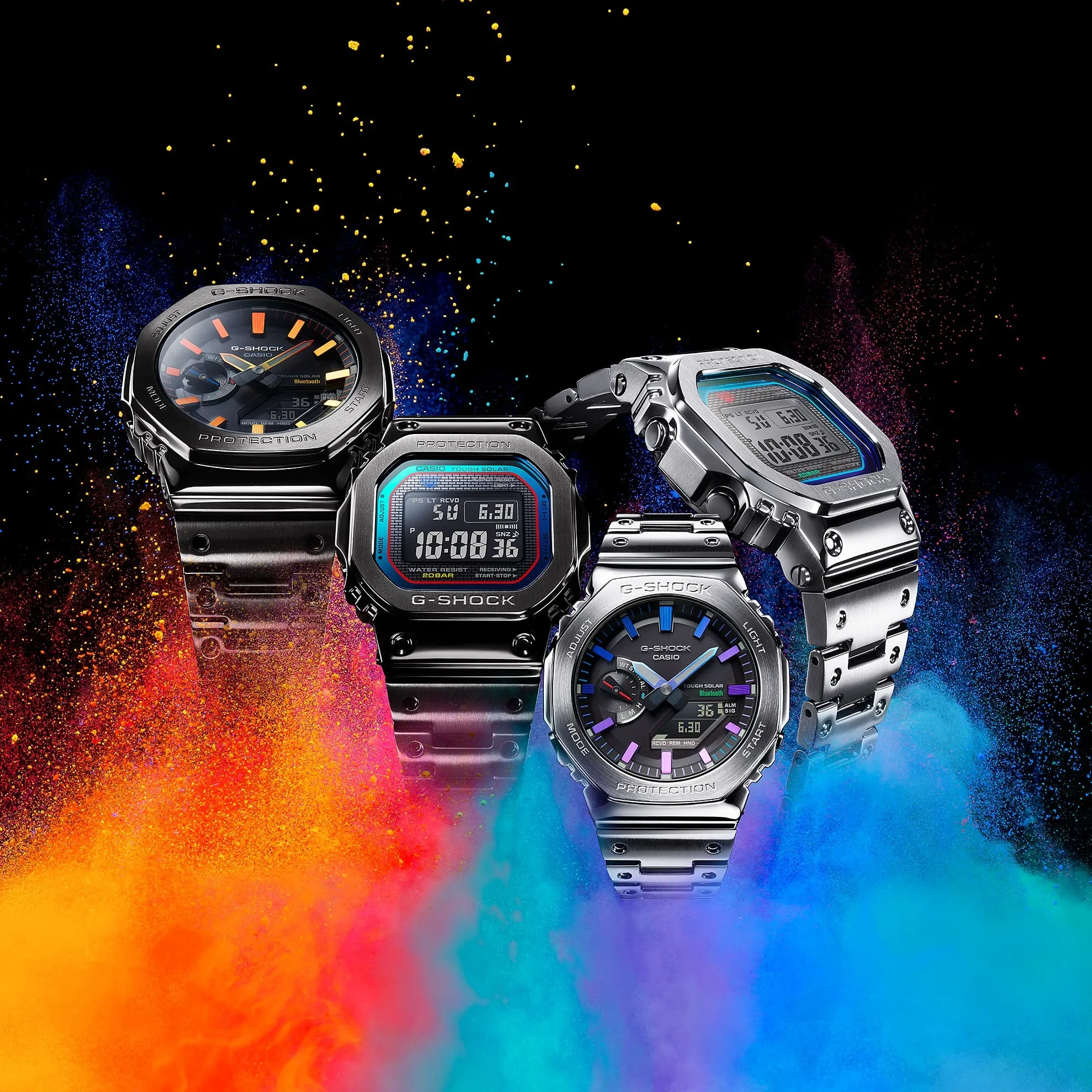 G-Shock Full Metal Silver Stainless Steel Watch GMWB5000PC-1D