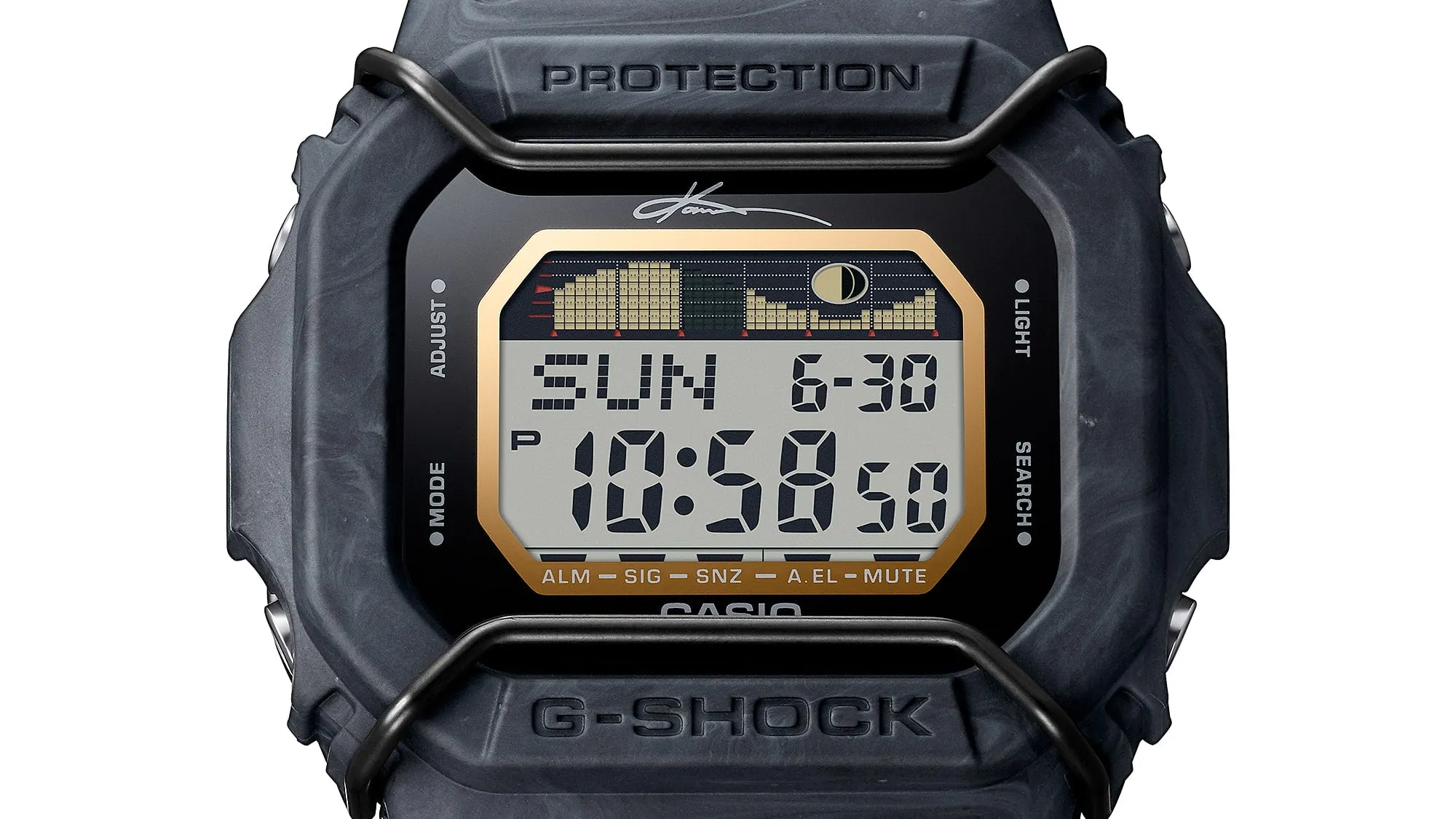 G-Shock G-Lide Black Resin Band Watch GLX5600KA-1