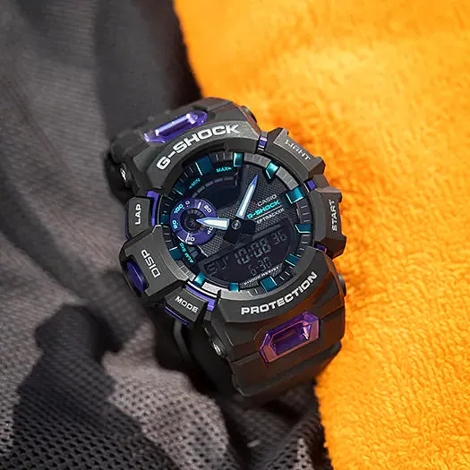 G-Shock G-Squad Black Resin Band Watch GBA900-1A6