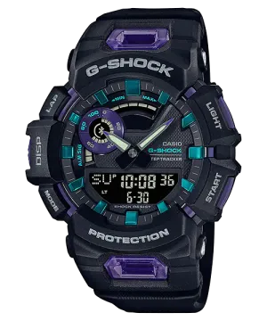 G-Shock G-Squad Black Resin Band Watch GBA900-1A6