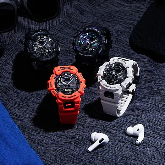G-Shock G-Squad Black Resin Band Watch GBA900-1A6
