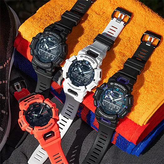 G-Shock G-Squad Black Resin Band Watch GBA900-1A6