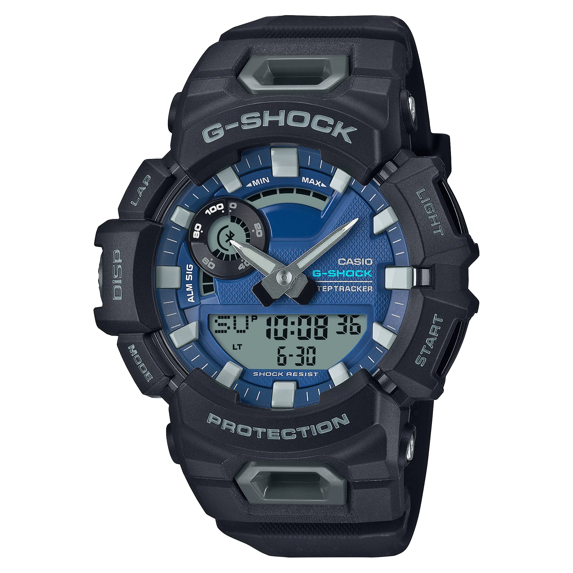 G-Shock G-Squad Black Resin Watch GBA900CB-1A