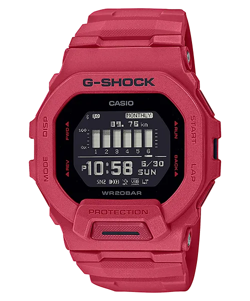 G-Shock G-Squad Distance Data Watch GBD200RD-4D