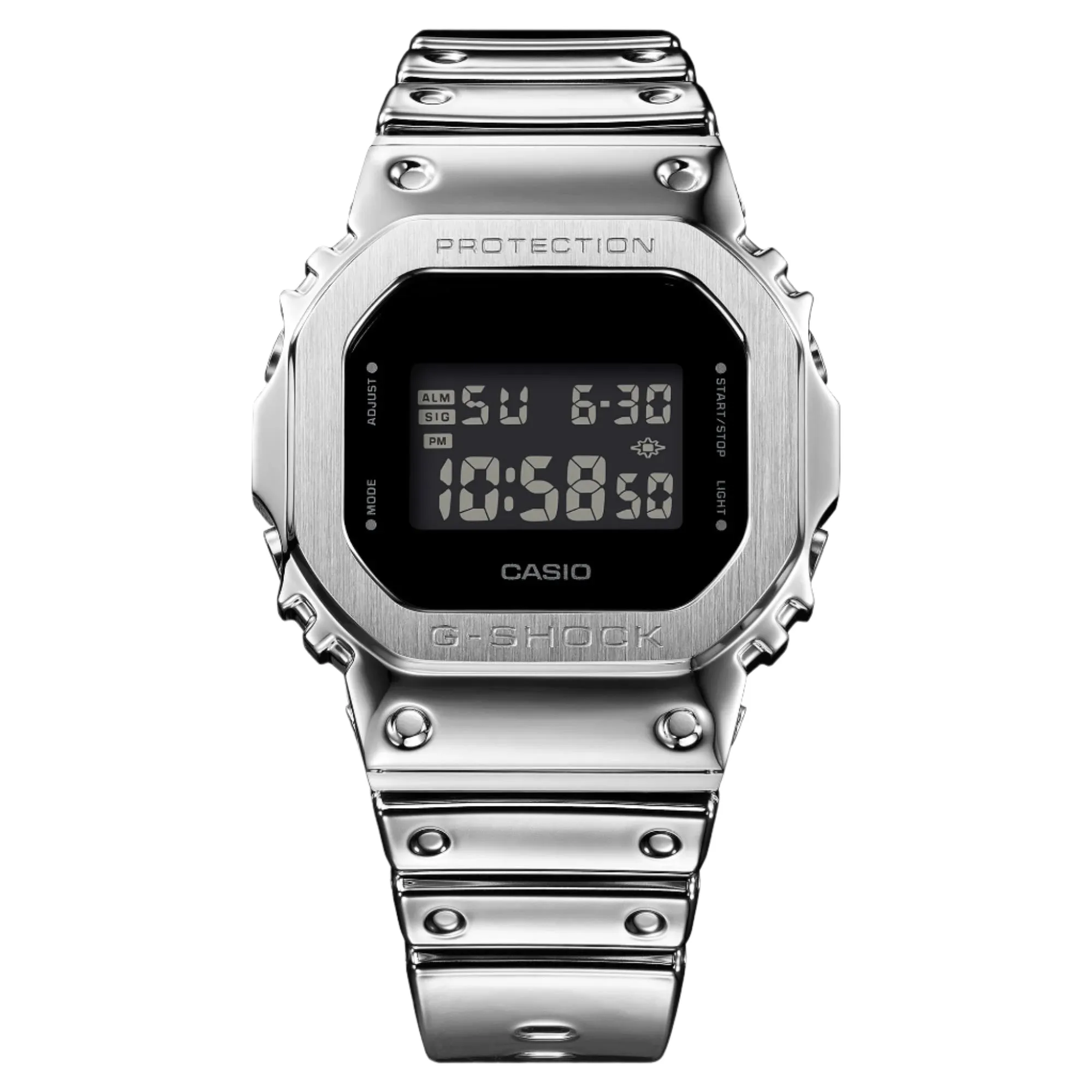 G-Shock G-Steel Black Dial Stainless Steel Watch GM5600YM-8D