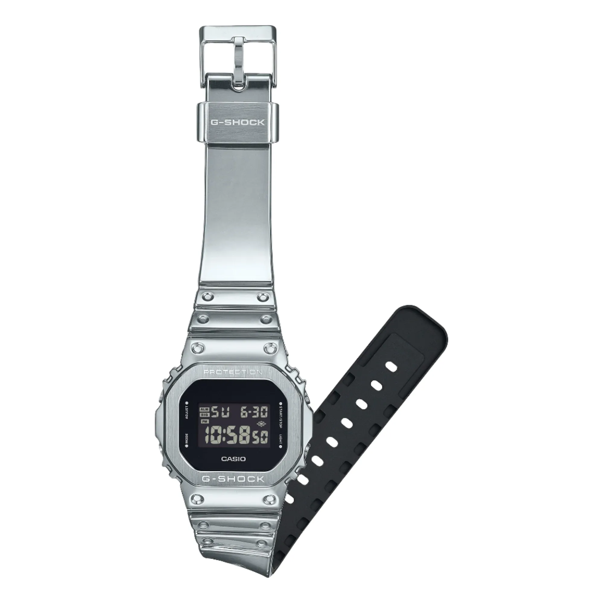 G-Shock G-Steel Black Dial Stainless Steel Watch GM5600YM-8D