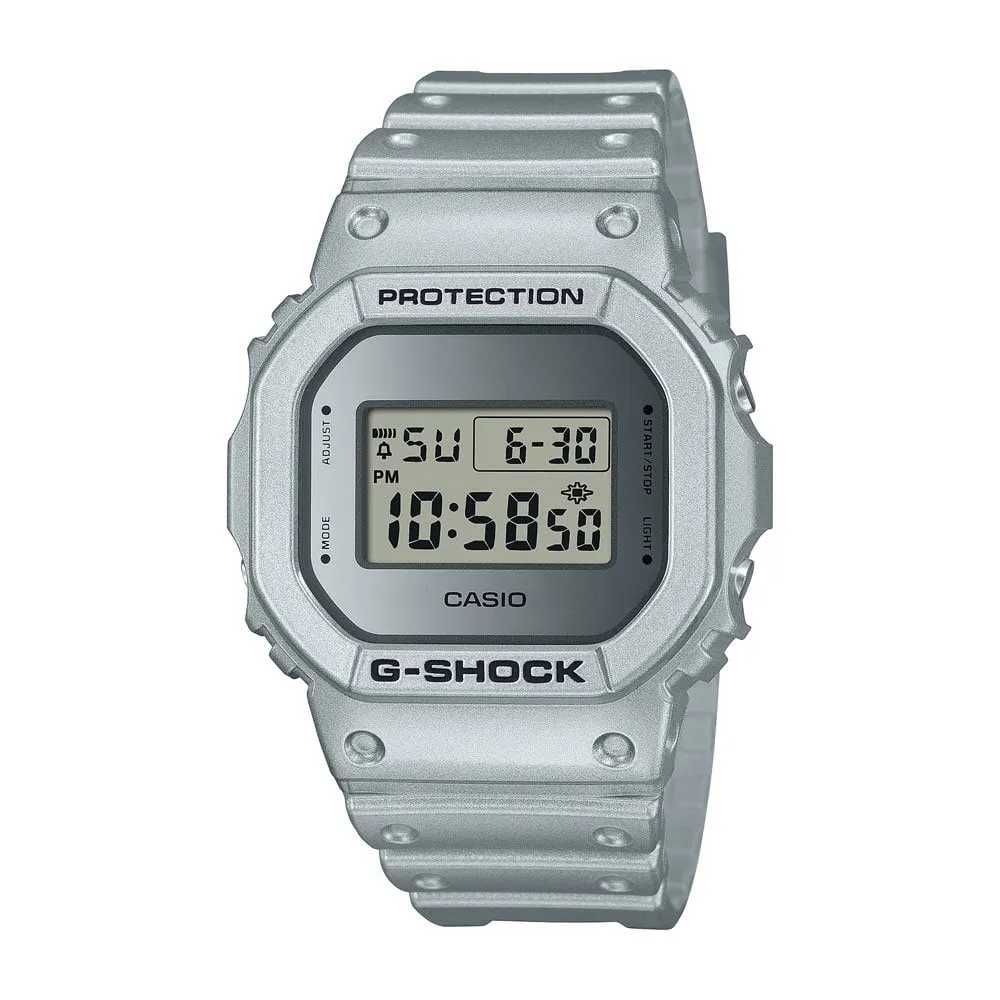 G-Shock Grey Resin Band Mens Watch DW5600FF-8D