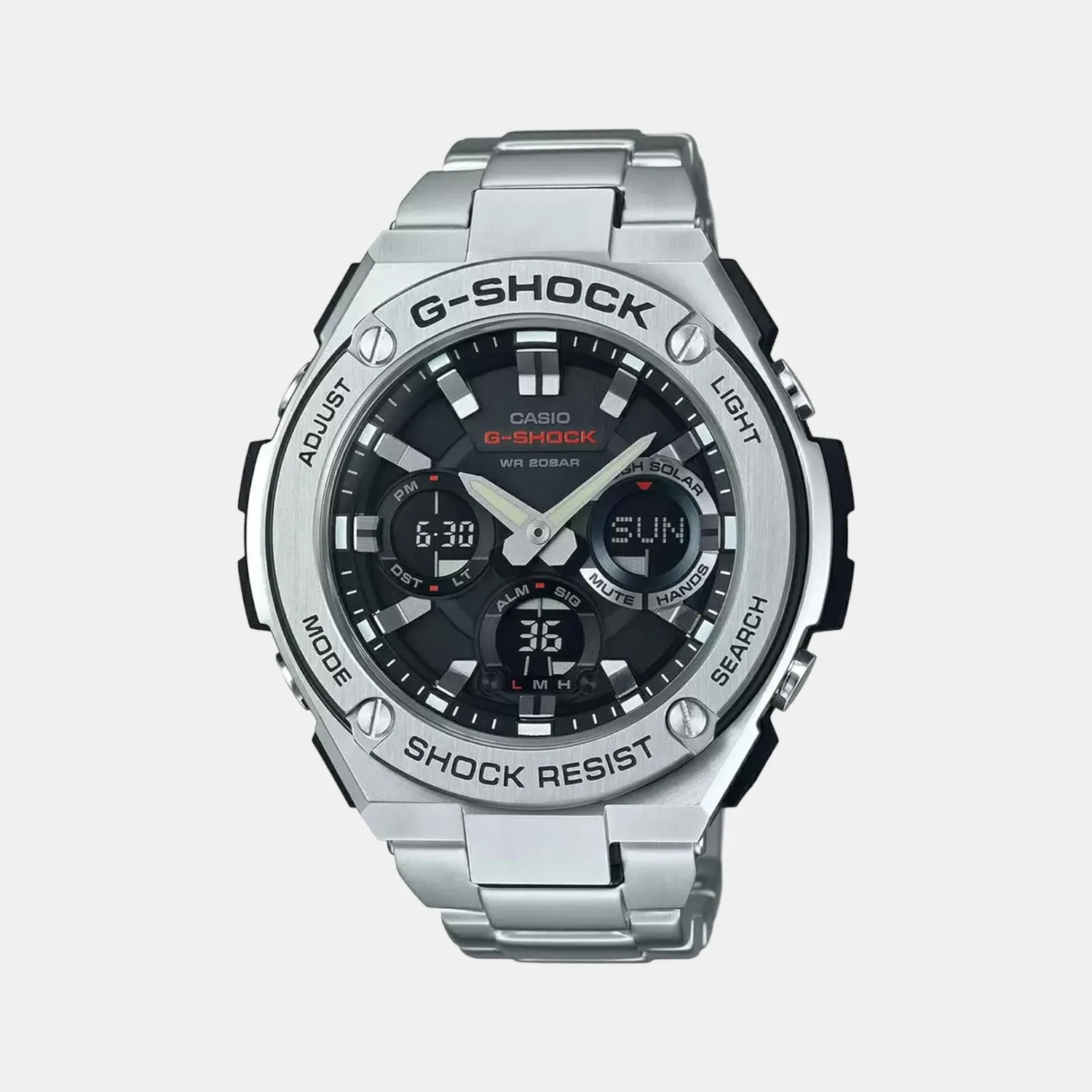 G-Shock Men's Analog-Digital Stainless Steel Watch G604 - GST-S110D-1ADR