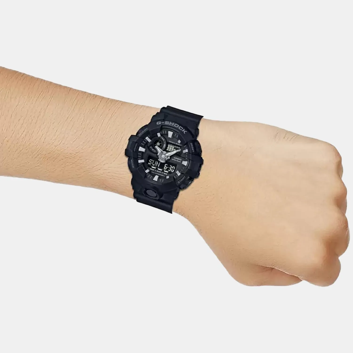 G-Shock Men's Black Analog-Digital Resin Watch G715 - GA-700-1BDR