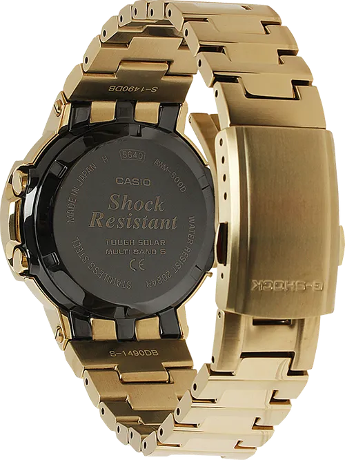 G-Shock Radio Controlled Tough Solar Gold All-Metal AWM500GD-9A