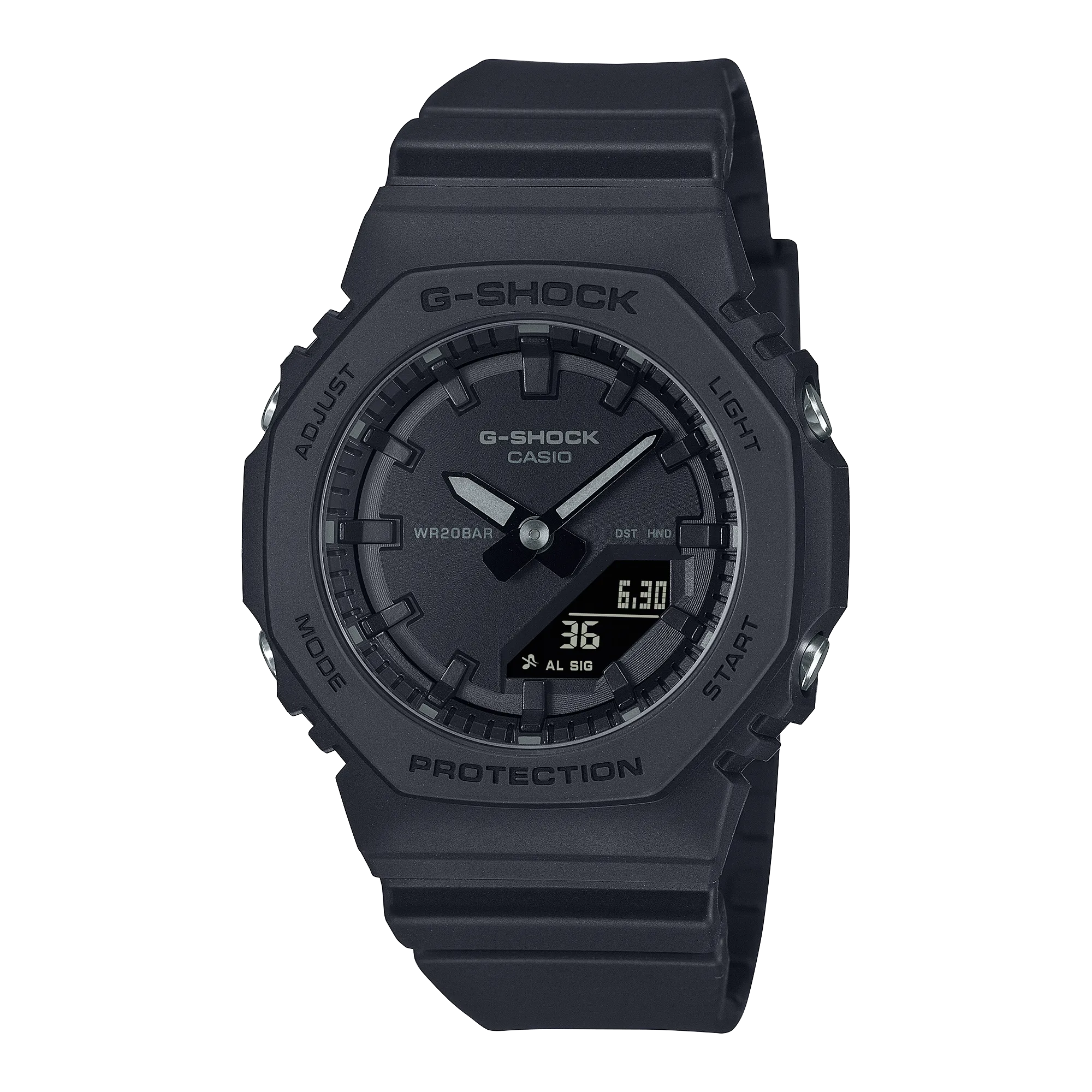G-Shock Slim CasiOak Digital Black Watch GMAP2100BB-1A