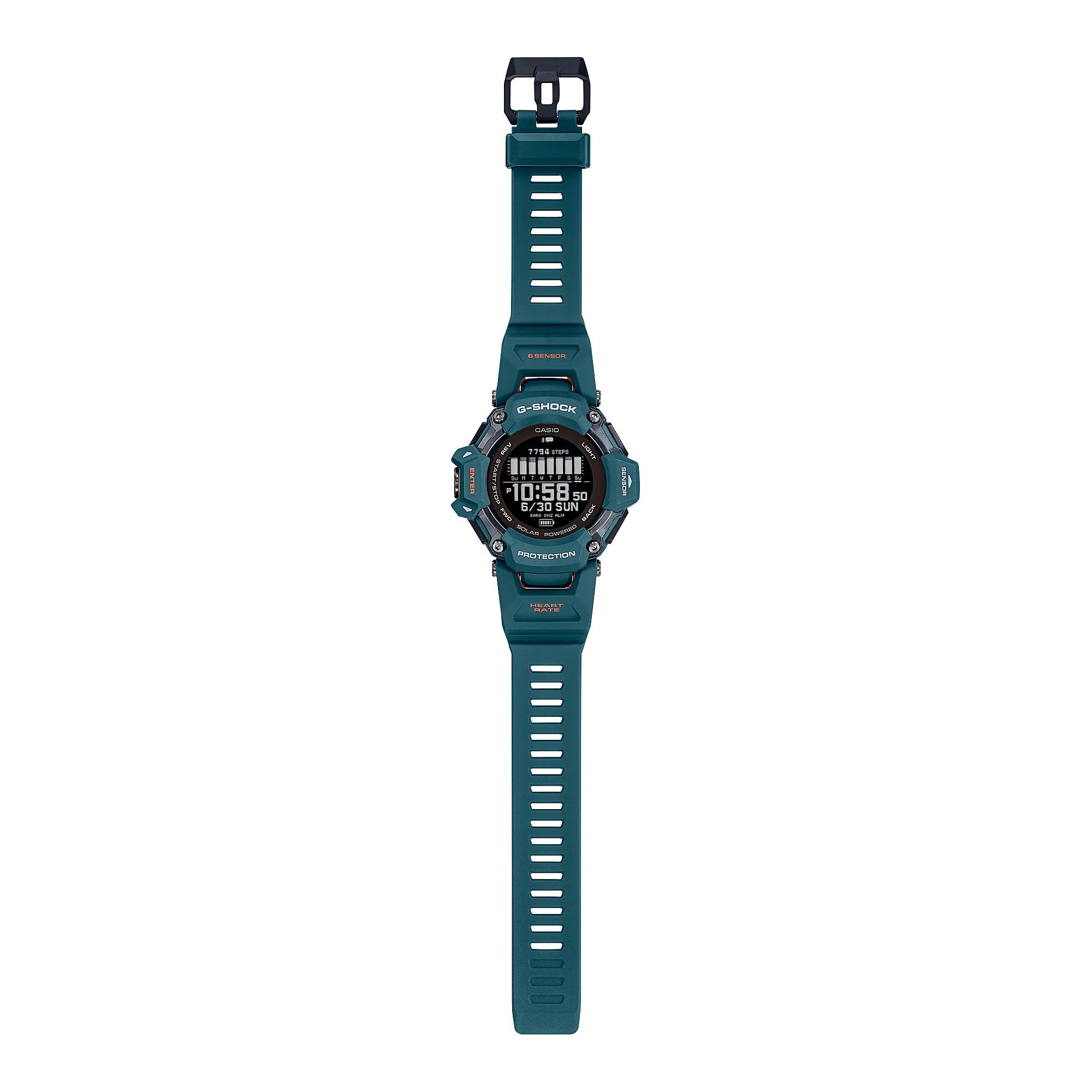 G-Shock Smart Heart Rate Blue Resin Strap Watch GBDH2000-2D
