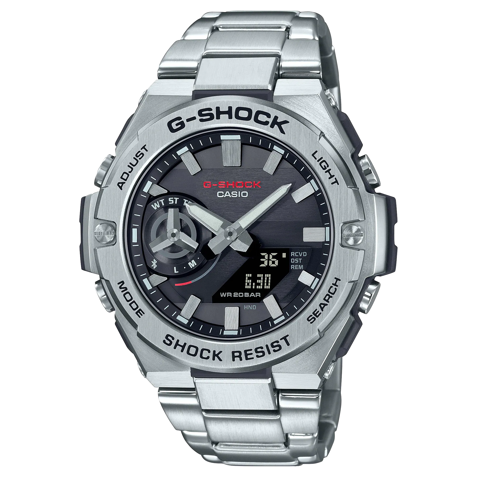 G-Shock Solar Stainless Steel Watch GSTB500D-1A