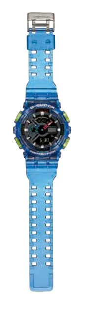 G-Shock Transparent Blue Resin Band Watch GA110JT-2A