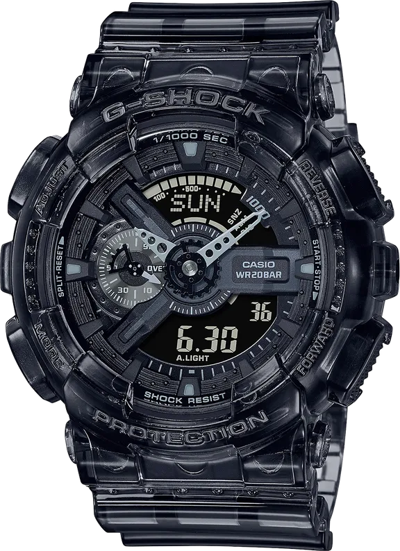 G-Shock Transparent Pack Black Digital  Mens Watch GA110SKE-8A