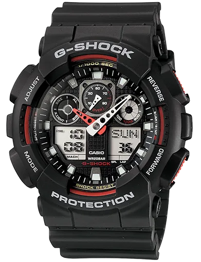 G-Shock Velocity Indicator Mens Watch GA100-1A4
