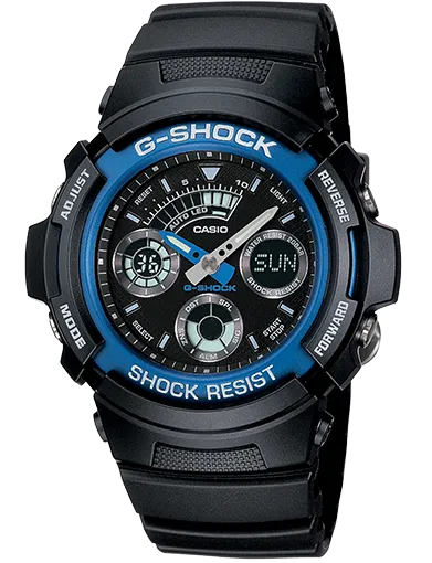 G-Shock World Time Analog Digital Men's Watch AW591-2