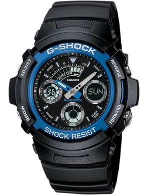 G-Shock World Time Analog Digital Men's Watch AW591-2