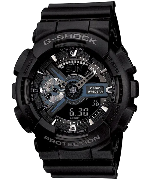 G-Shock World Time Analogue Digital Mens Watch GA110-1B