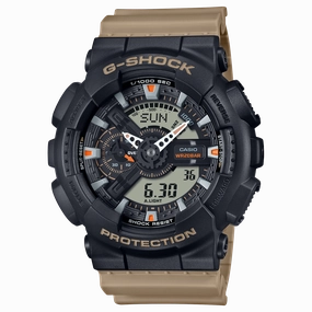 G-Shock Analog Digital Brown Resin Band Watch GA110TU-1A5