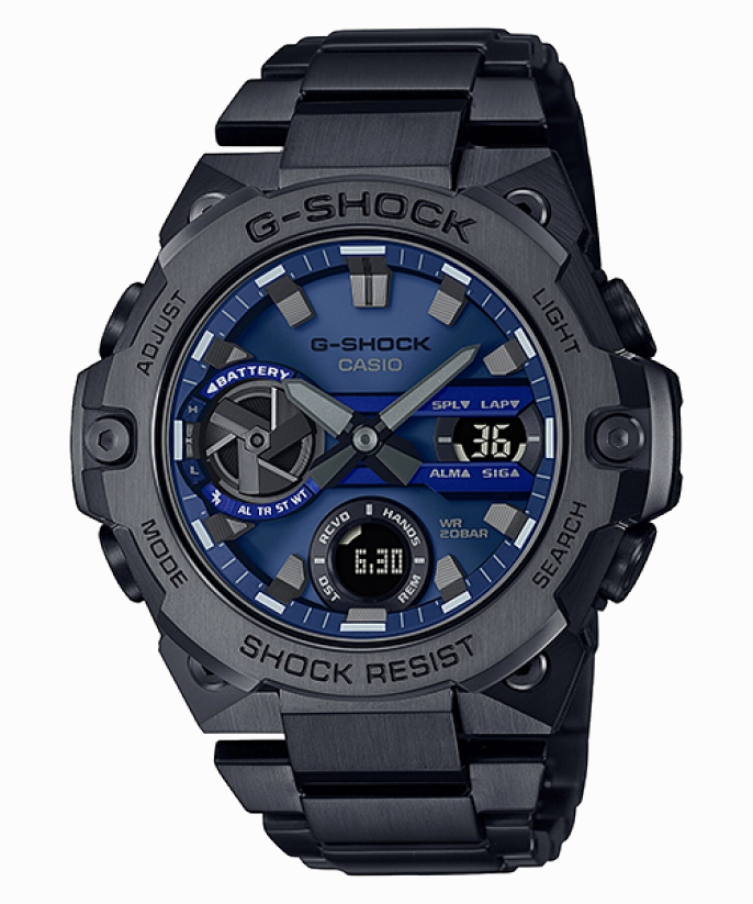 G-Shock Connected Stainless Steel Solar Mens Watch GSTB400BD-1A2