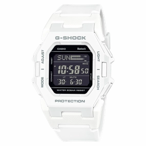 G-Shock Digital White Resin Band Watch GDB500-7D