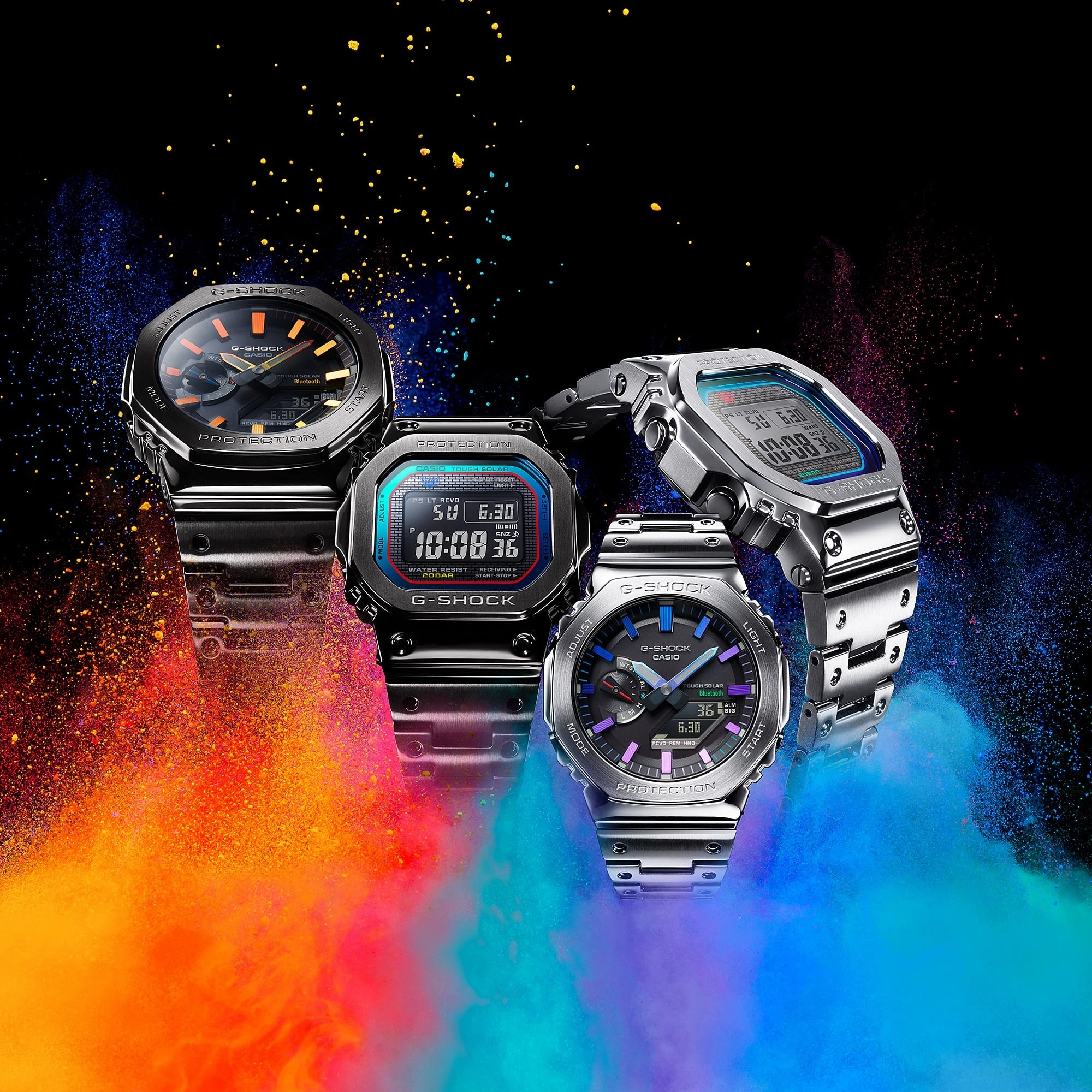 G-Shock Full Metal Silver Stainless Steel Watch GMWB5000PC-1D