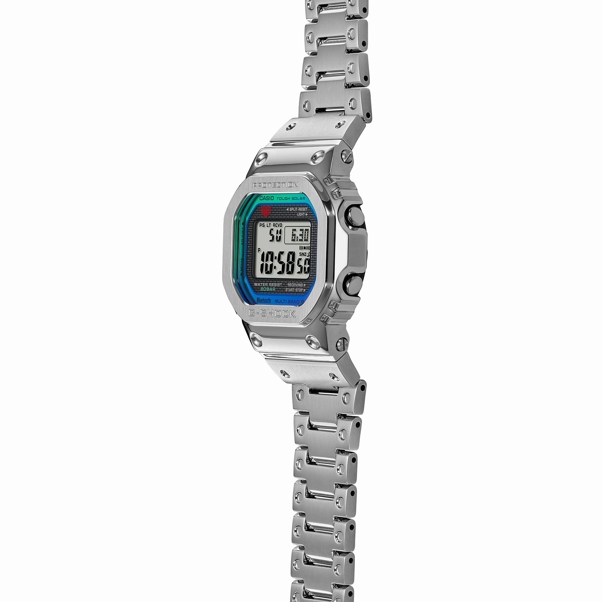 G-Shock Full Metal Silver Stainless Steel Watch GMWB5000PC-1D