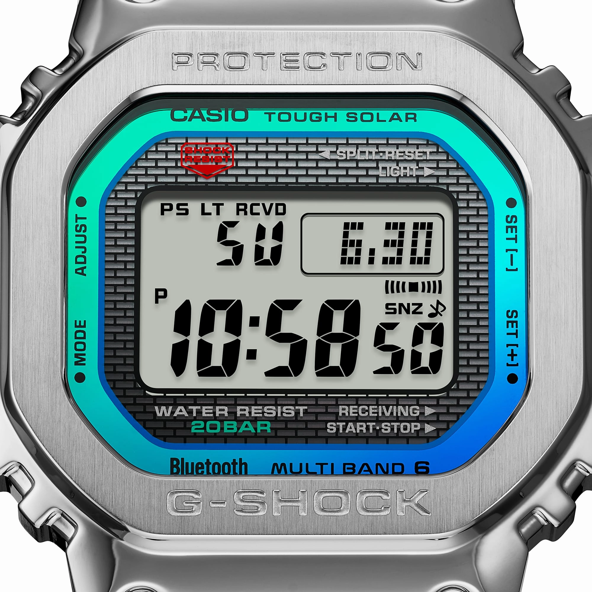 G-Shock Full Metal Silver Stainless Steel Watch GMWB5000PC-1D