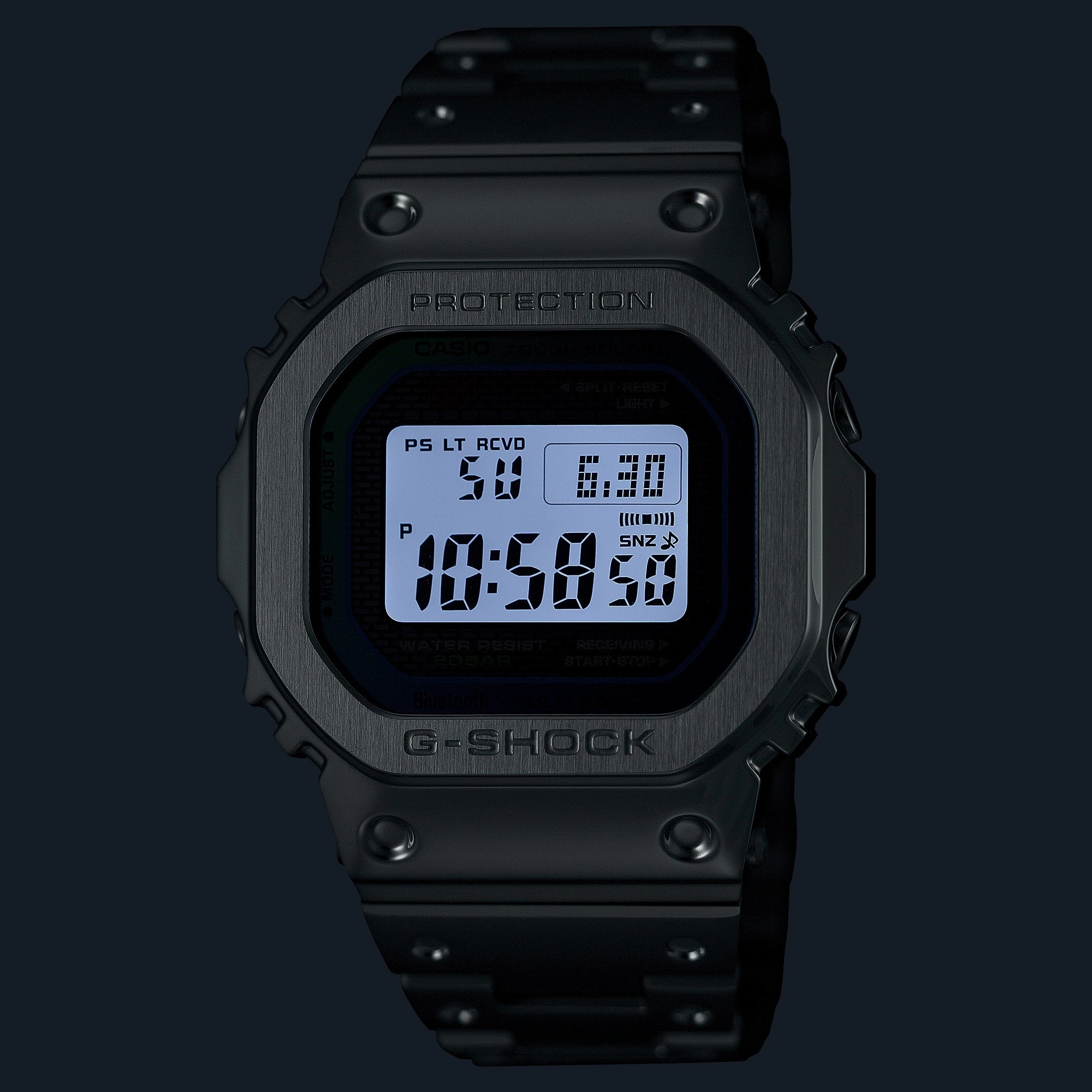 G-Shock Full Metal Silver Stainless Steel Watch GMWB5000PC-1D