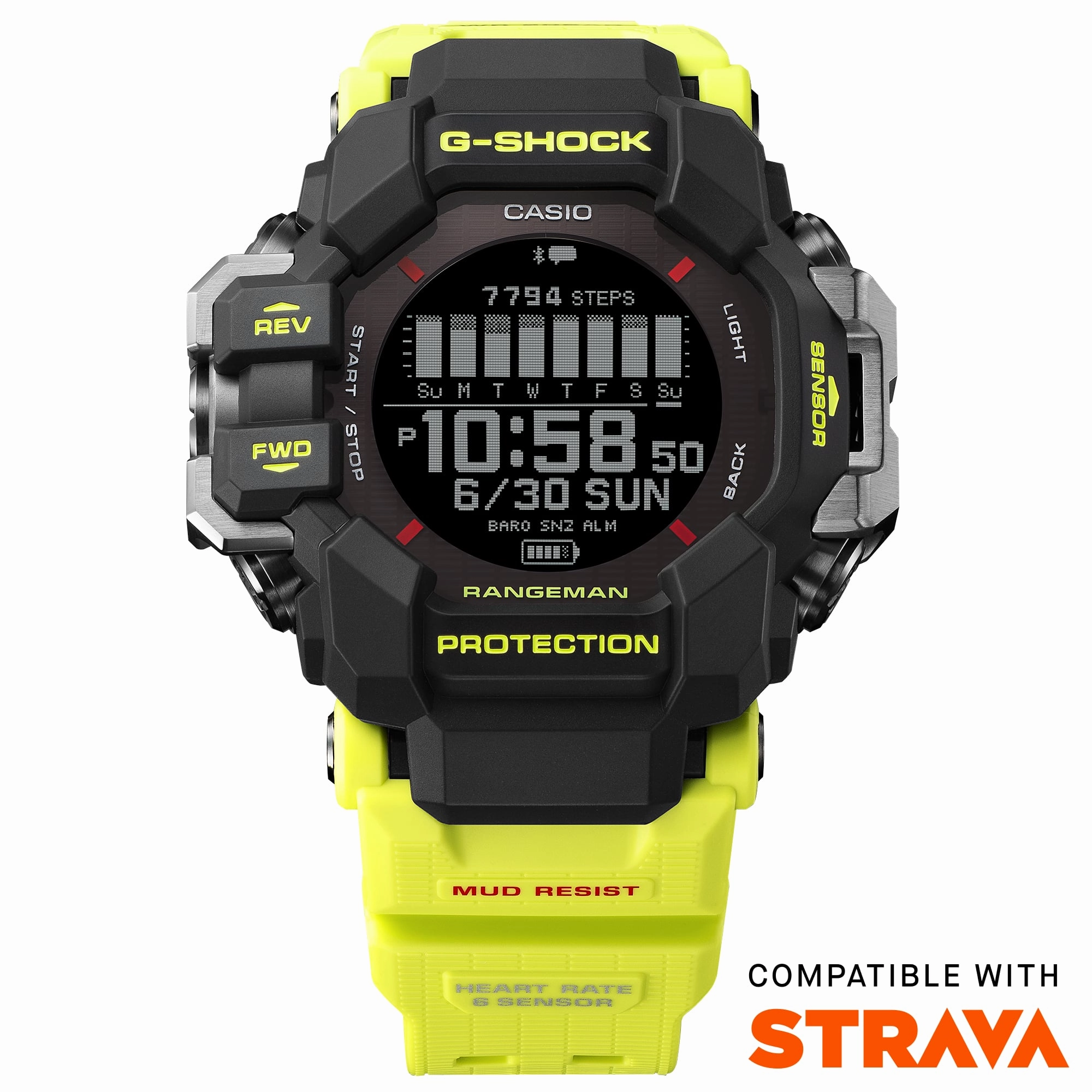 G-Shock Master of Rangeman Black Dial Green Resin Band Watch GPRH1000RY-1A9
