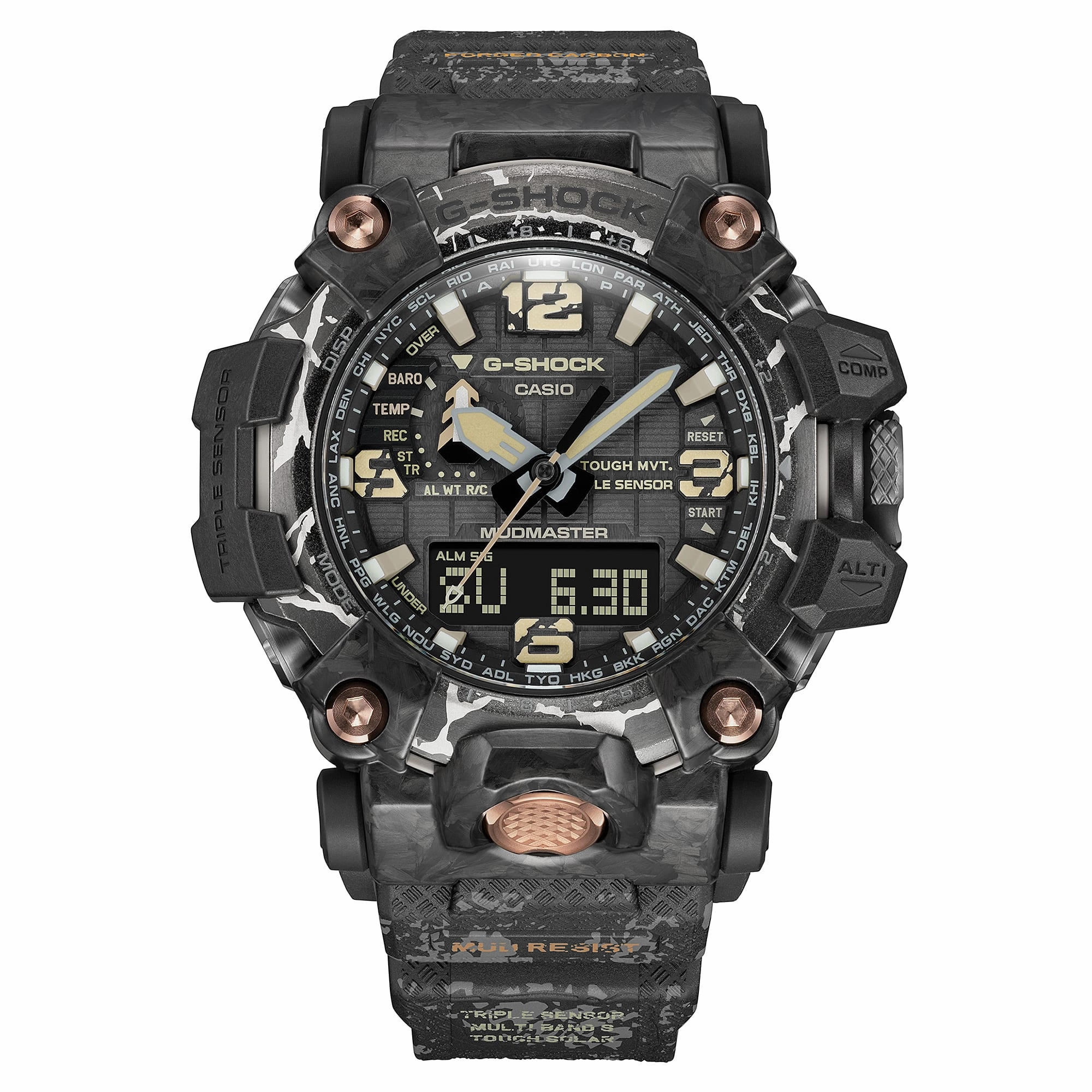 G-Shock Mater of G-Land Mudmaster Resin Band Watch GWG2000CR-1A