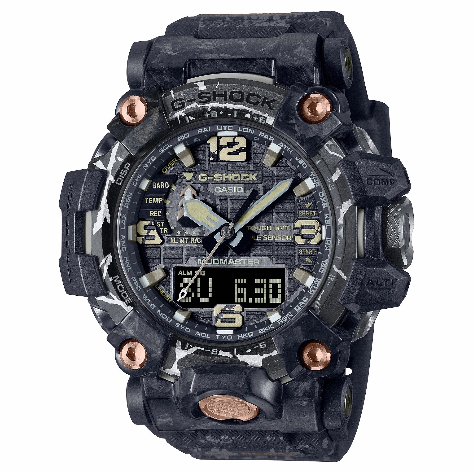 G-Shock Mater of G-Land Mudmaster Resin Band Watch GWG2000CR-1A