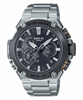 G-Shock MR-G Solar Black Dial Stainless Steel Watch MRGB2000D-1A