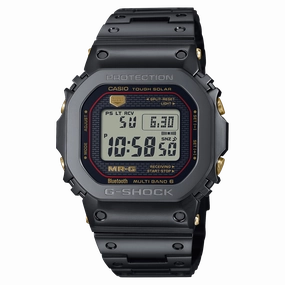G-Shock MR-G Solar Black Dial Titanium Band Watch MRGB5000B-1D