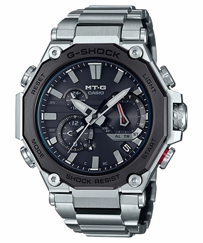 G-Shock MT-G Solar Black Dial Stainless Steel Watch MTGB2000D-1A