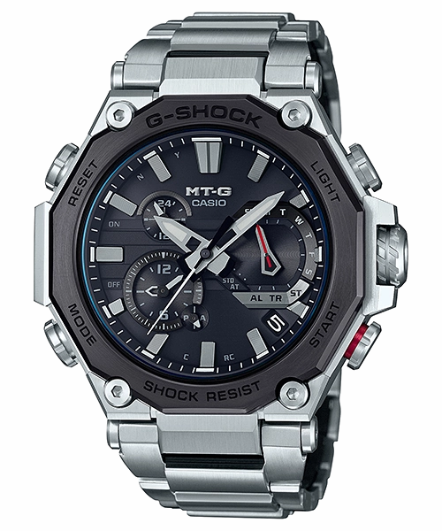 G-Shock MT-G Solar Black Dial Stainless Steel Watch MTGB2000D-1A