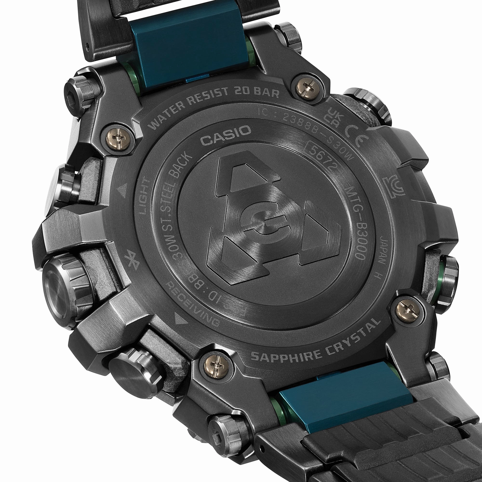 G-Shock MTG-B3000 Black Dial Black Stainless Steel Watch MTGB3000BD-1A2