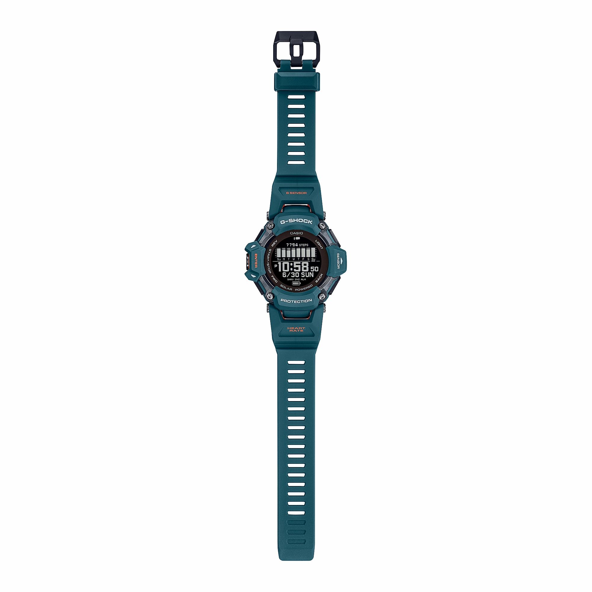 G-Shock Smart Heart Rate Blue Resin Strap Watch GBDH2000-2D