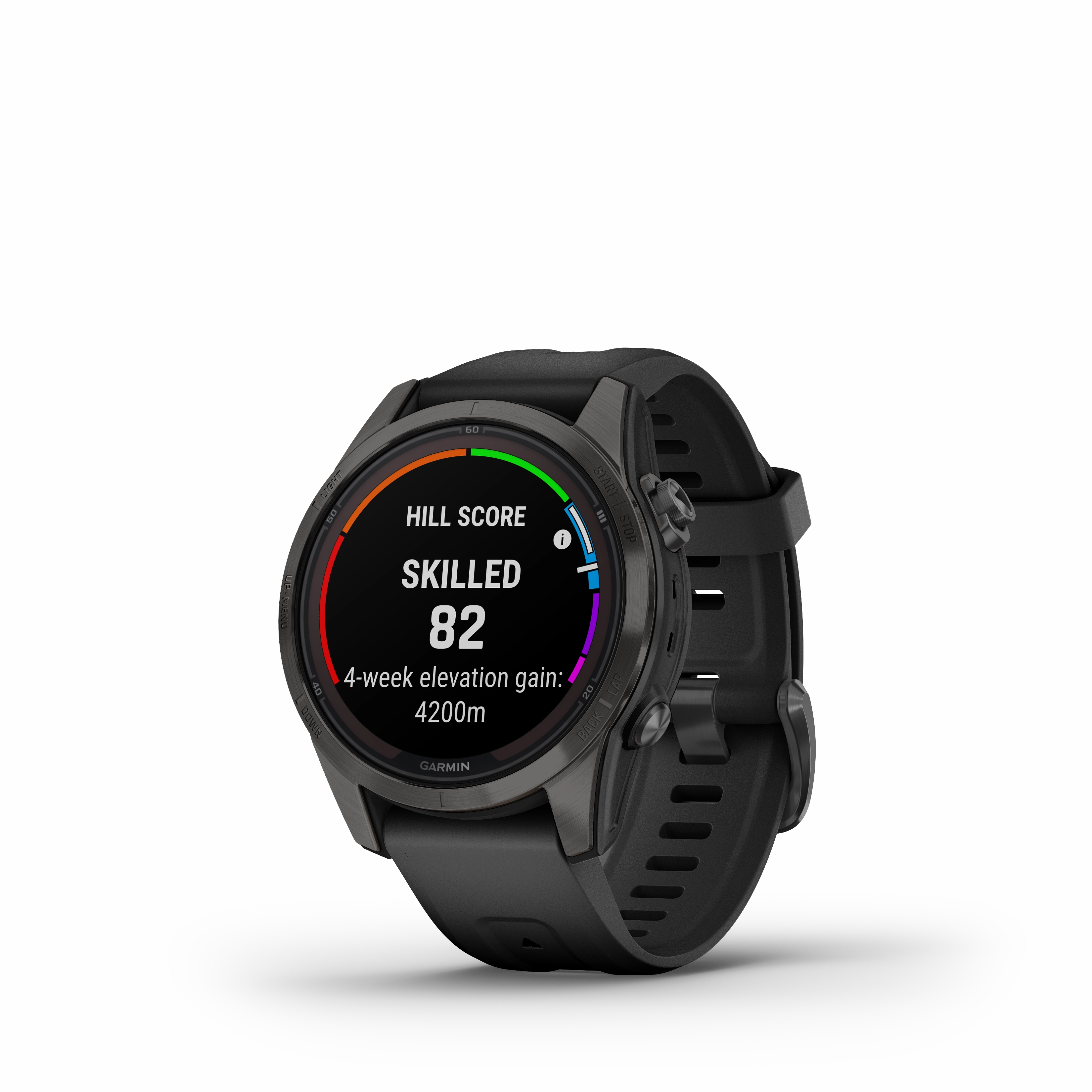 Garmin Fenix 7S Pro Sapphire Solar Carbon Grey Titanium Watch